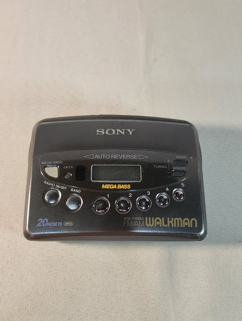 Sony Walkman WM-FX453 FM/AM Radio Cassette Player with Mega Bass